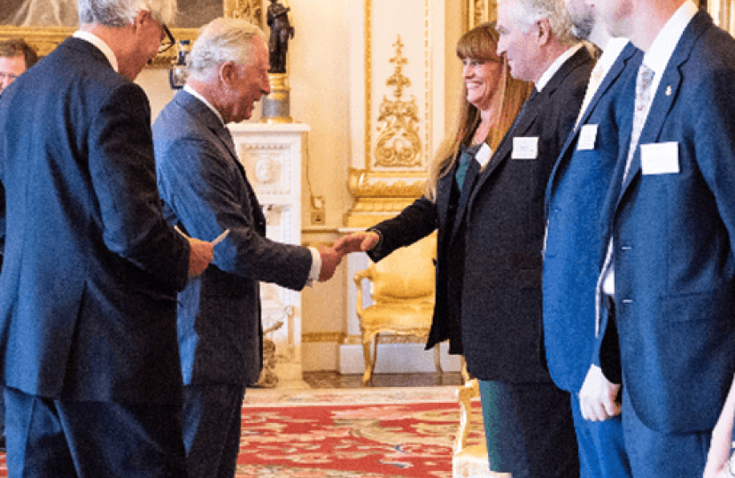 Kelly meeting Prince Charles