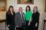 Samantha Cameron with Kelly Tolhurst, David Taylor and Kelly Wells